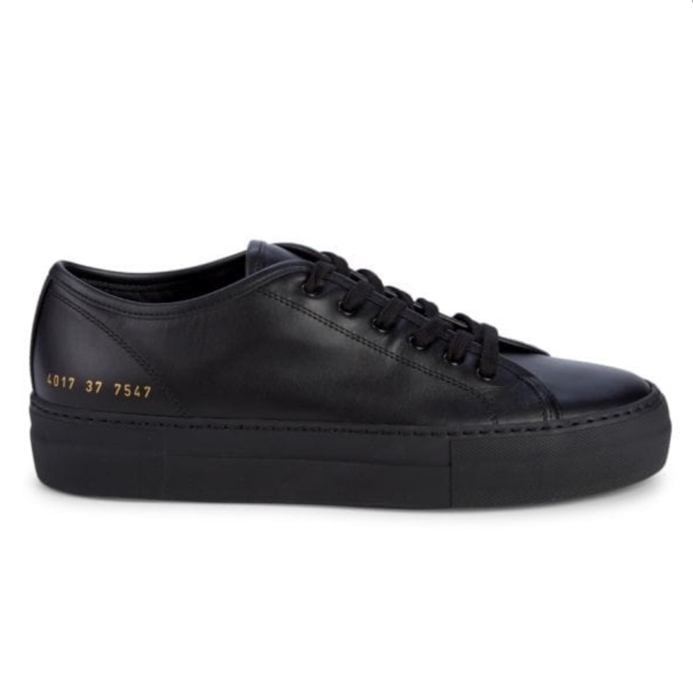 Woman by Common Projects Tournament Low-Top Leather Sneakers size 37 (7)